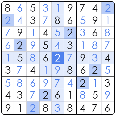 sudoku hint nyt